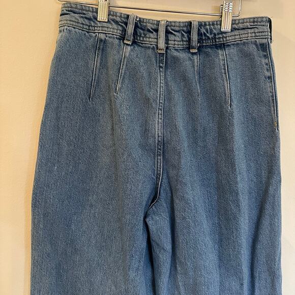 We the Free Wide Leg Cropped Jeans sz 28 Light Wash Jeans - Picture 4 of 8